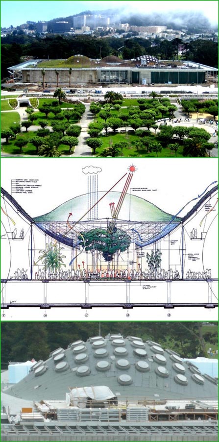 Renzo Piano, progetto architettura Accademia Scienze California