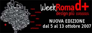 Week-RomaD+, Roma Design+: rassegna di design ed arte