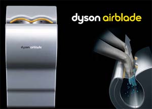 Dyson Airblade , asciugamani ad aria