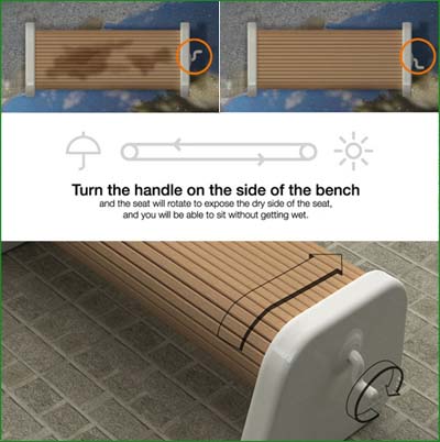 Arredo Urbano, Rolling Bench