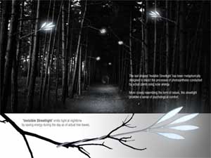 invisible-streetlight-eco-design-light Invisible Streetlight