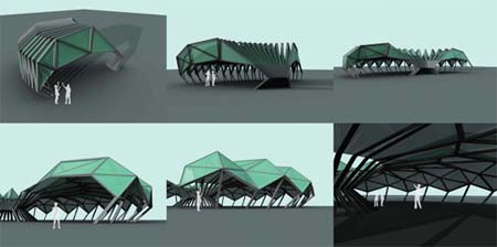 Folding Bamboo Houses