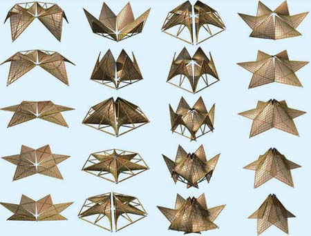 Folding Bamboo Houses tipologie