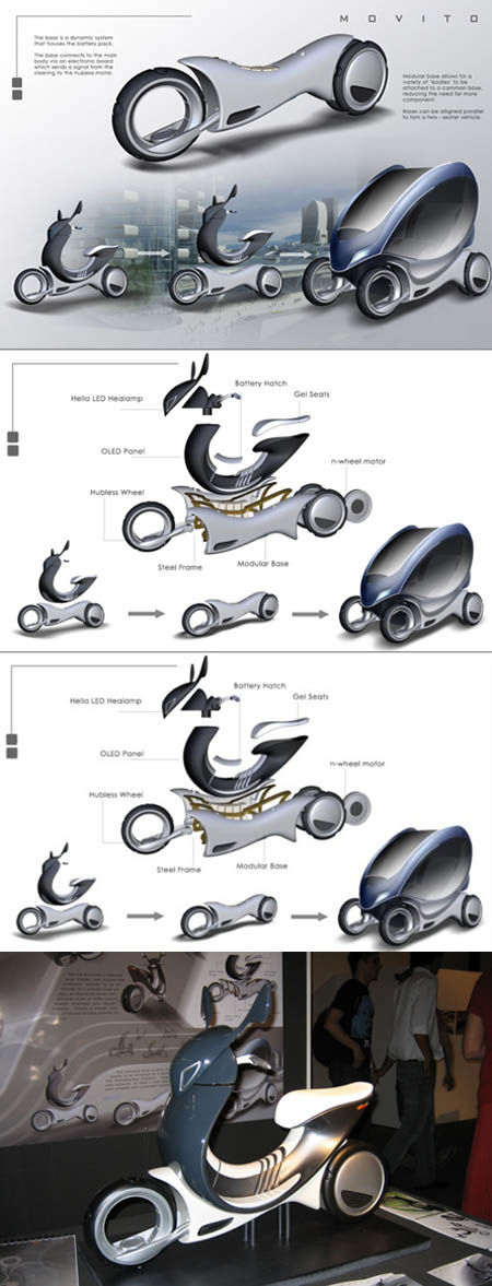 Movito eco scooter trasformabile