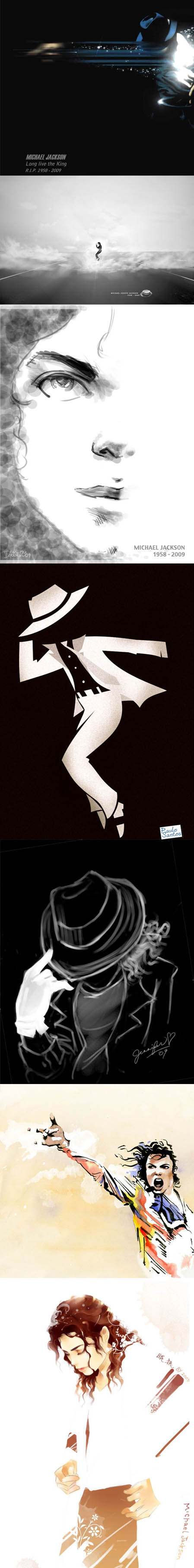 Tributo artistico Michael Jackson