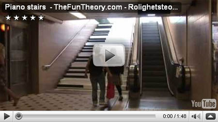 The Fun Theory: Piano Stairs