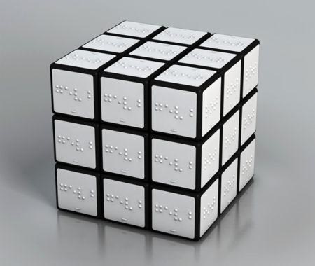 Cubo Rubik in Braille