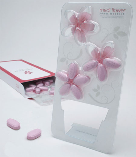 Medi Flower, packaging design