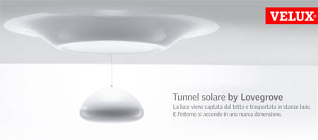 Tunnel Solare design by Ross Lovegrove per Velux