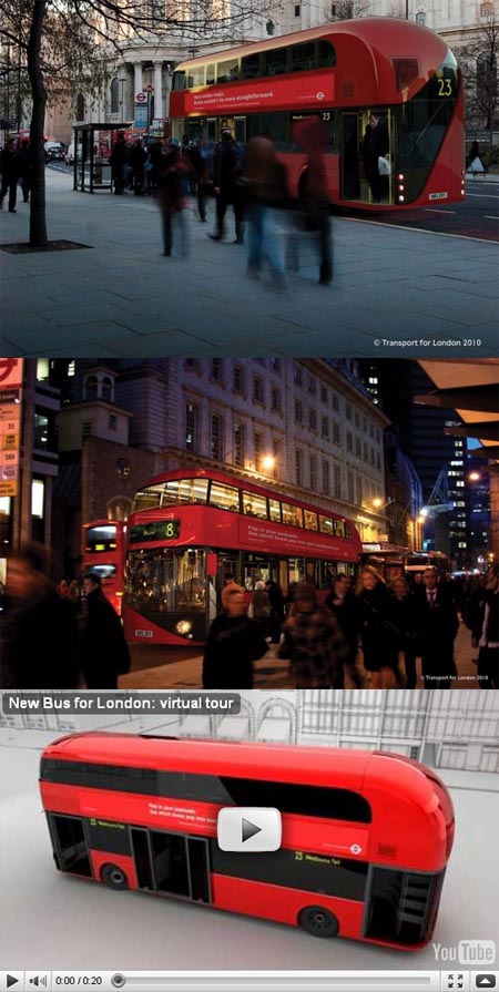 Nuovi bus Routemaster. Design Studio Heatherwick